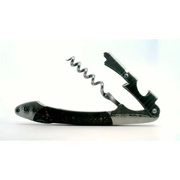 Sommeliers Corkscrew Copper Swirl Carbon Fiber Jewelry Cleaning Saxons Fine Jewelers Bend, OR