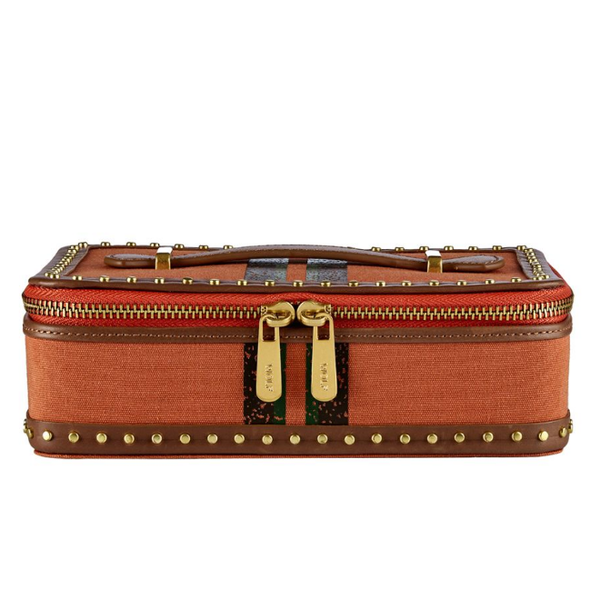 Ida Travel Zip Jewelry Case Orange Saxons Fine Jewelers Bend, OR