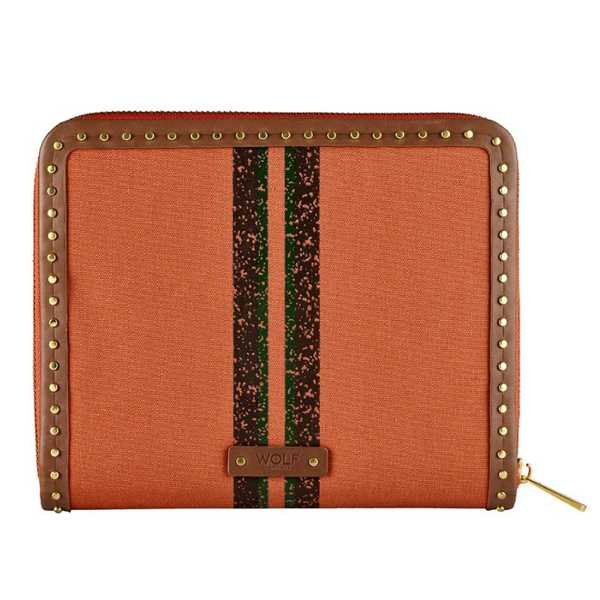 Ida Travel Zip Jewelry Portfolio Orange Saxons Fine Jewelers Bend, OR