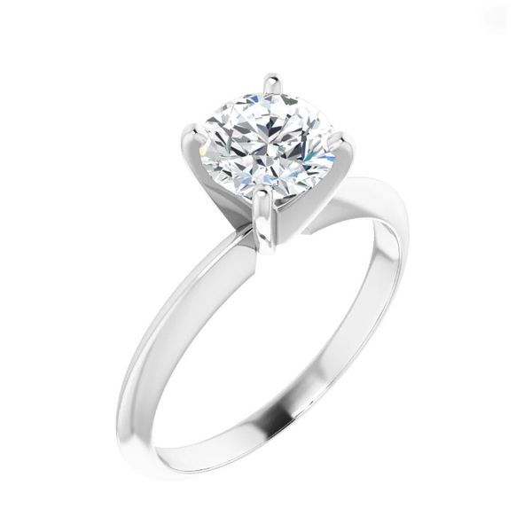 Solitaire Diamond Engagement Ring Schmidt Jewelers, Inc. Arkansas City, KS