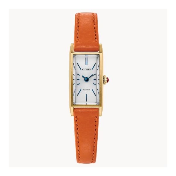 Lady's Yellow Stainlesssteel Dress Orange Watch Segner's Jewelers Fredericksburg, TX
