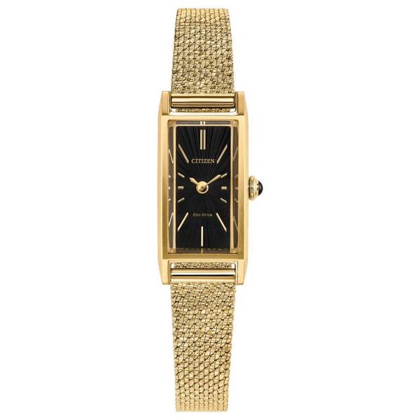 Lady's Yellow Stainlesssteel Eco-Drive Watch Segner's Jewelers Fredericksburg, TX