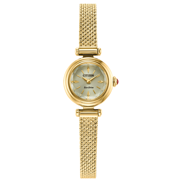 Lady's Yellow Stainless Steel Eco Drive Watch Segner's Jewelers Fredericksburg, TX