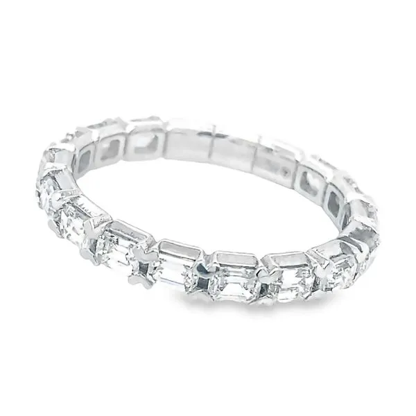 Emerald Cut Diamond Band Segner's Jewelers Fredericksburg, TX