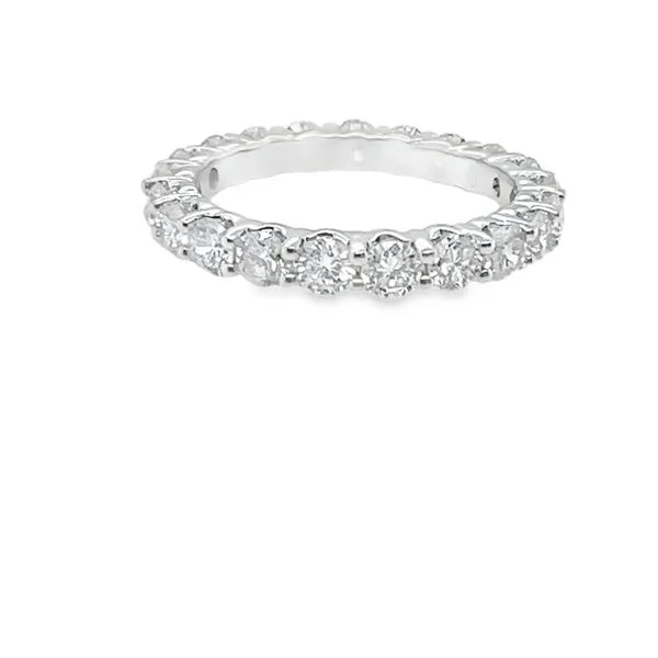 14Kt White Diamond Wedding Band Segner's Jewelers Fredericksburg, TX