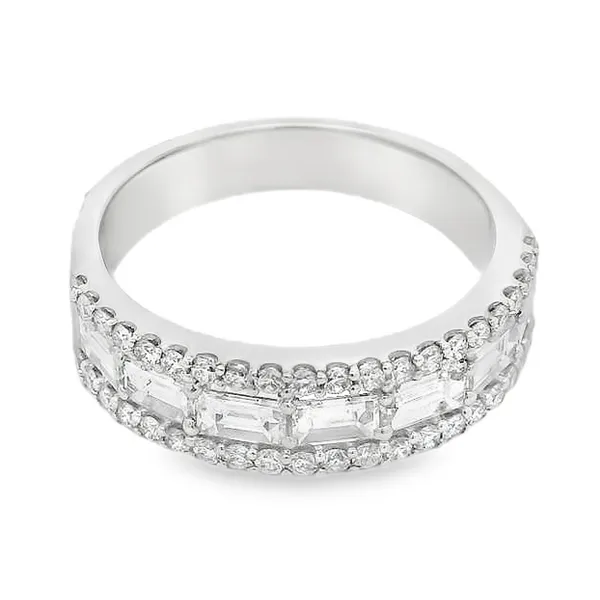Platinum Diamond Wedding Band
