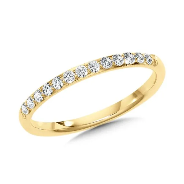 14 Karat Yellow Diamond Wedding Band Segner's Jewelers Fredericksburg, TX