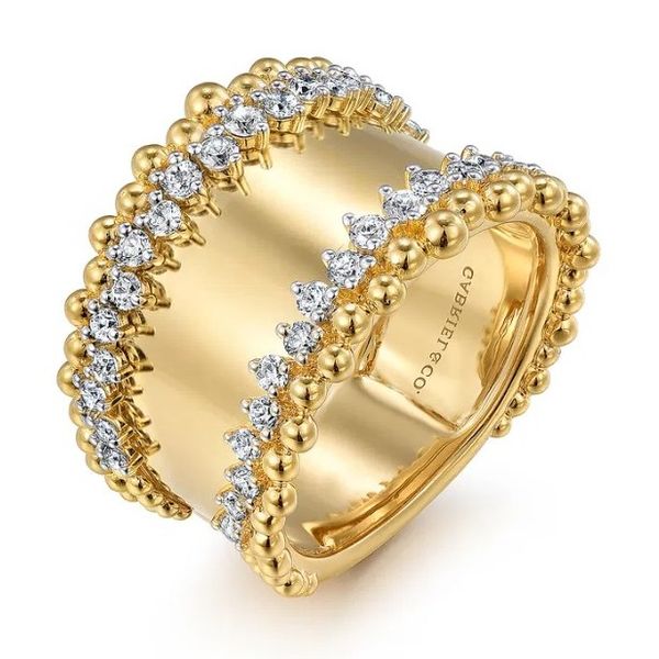 Lady's Yellow 14 Karat Bujukan Wide Band Fashion Ring Image 2 Segner's Jewelers Fredericksburg, TX