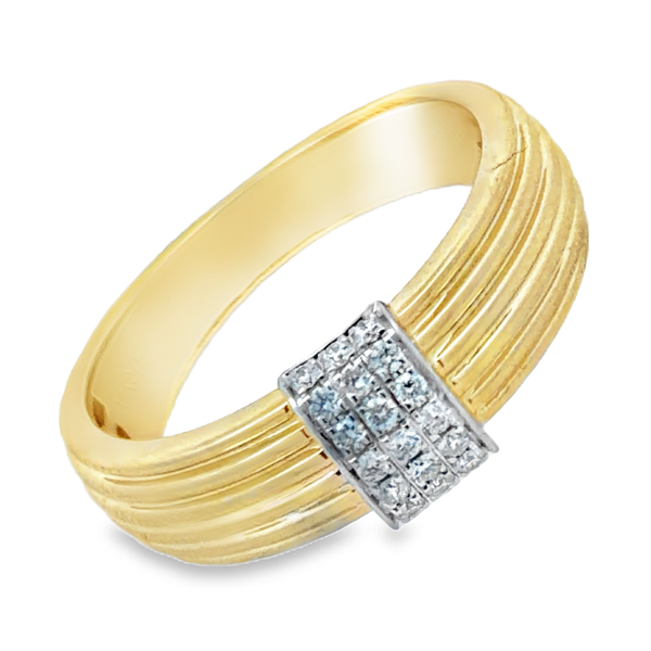 Lady's Two-Tone 14 Karat Contemporary Fashion Ring Segner's Jewelers Fredericksburg, TX