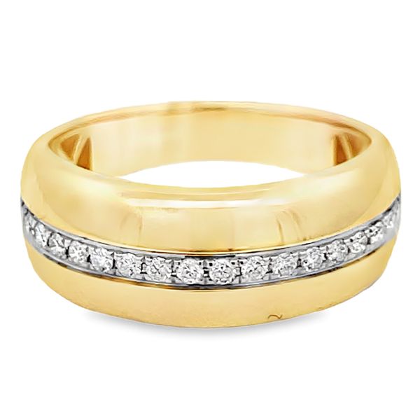 Lady's Yellow 14 Karat Single Row Fashion Ring Image 2 Segner's Jewelers Fredericksburg, TX