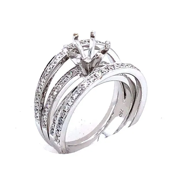 Engagement Ring Setting (No Center Stone)