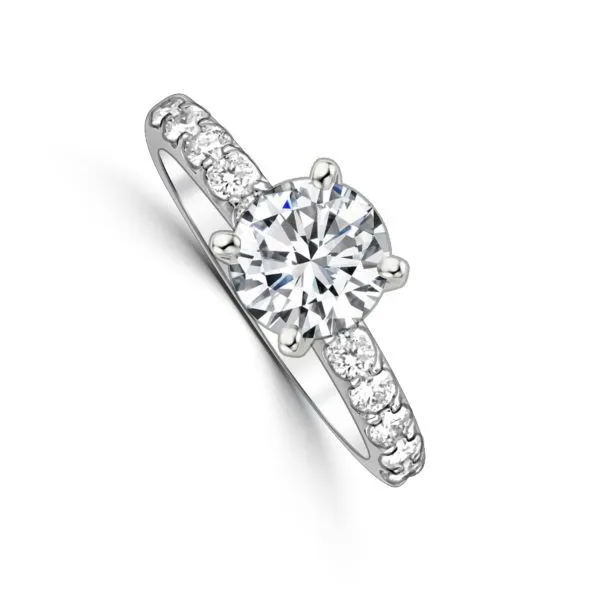 Engagement Ring Setting (No Center Stone)