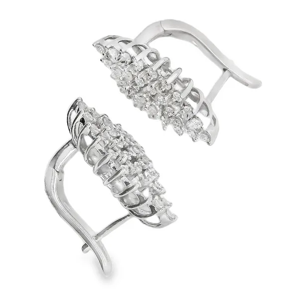 Diamond Earrings Image 2 Segner's Jewelers Fredericksburg, TX