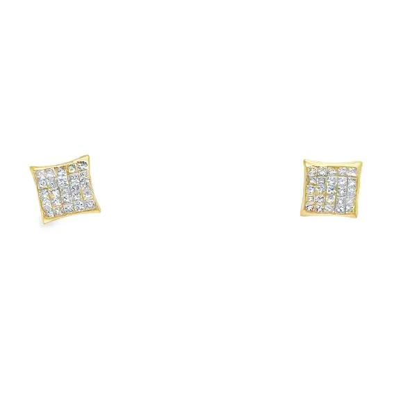 14 Karat Yellow Diamond Stud Earrings similar item image