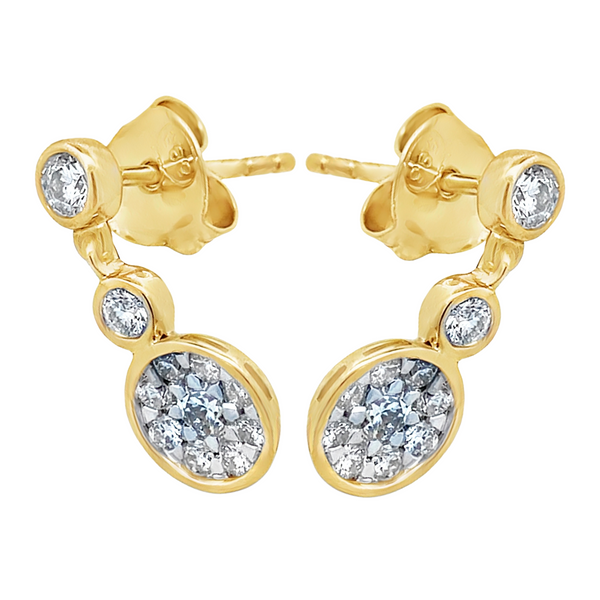 Diamond Earrings Image 2 Segner's Jewelers Fredericksburg, TX
