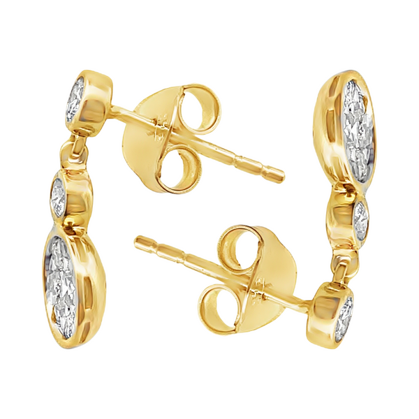 Diamond Earrings Image 3 Segner's Jewelers Fredericksburg, TX