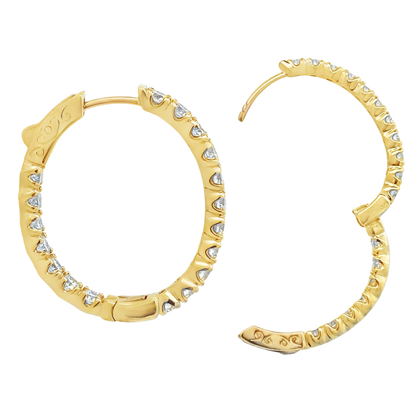 Diamond Earrings Image 4 Segner's Jewelers Fredericksburg, TX