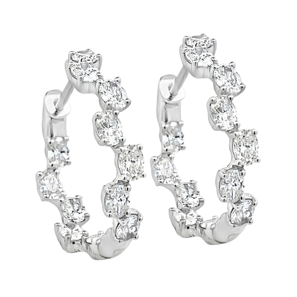 Diamond Earrings Image 2 Segner's Jewelers Fredericksburg, TX