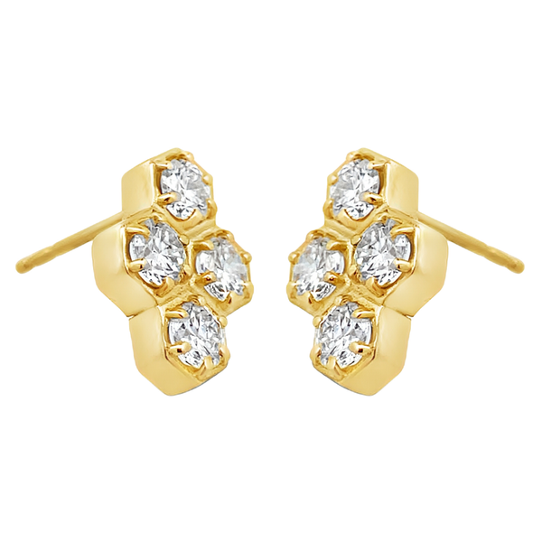 Diamond Earrings Image 2 Segner's Jewelers Fredericksburg, TX