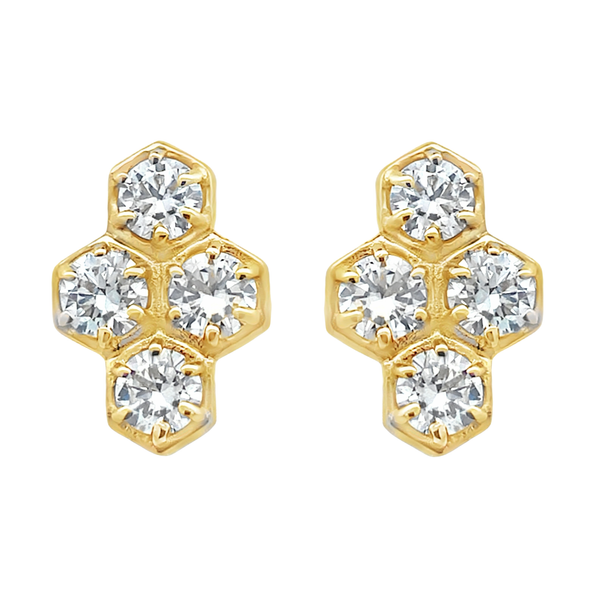 Diamond Earrings Segner's Jewelers Fredericksburg, TX