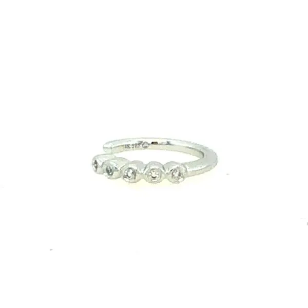 White Gold Diamond Cuff Earrings Segner's Jewelers Fredericksburg, TX