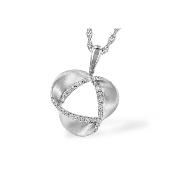 14Kt White Diamond Pendant similar item image