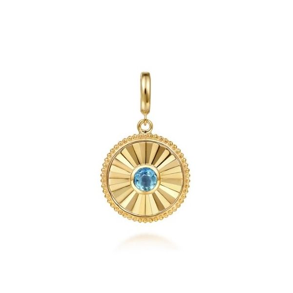 Lady's Yellow 14 Karat Bujukan Medallion With Detachable Bail Pendant Segner's Jewelers Fredericksburg, TX