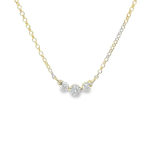 14Kt Yellow Diamond Necklace Segner's Jewelers Fredericksburg, TX