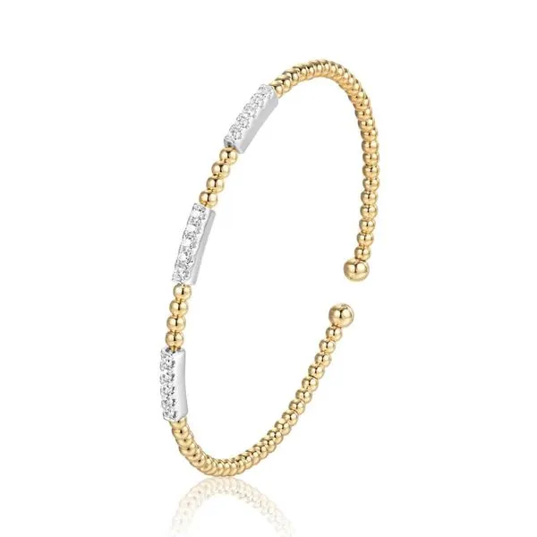 14Kt Two Toned Diamond Bracelet similar item image