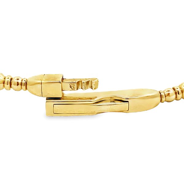 Lady's Two-Tone 14 Karat 7 Stone Flexible Bracelet Image 3 Segner's Jewelers Fredericksburg, TX