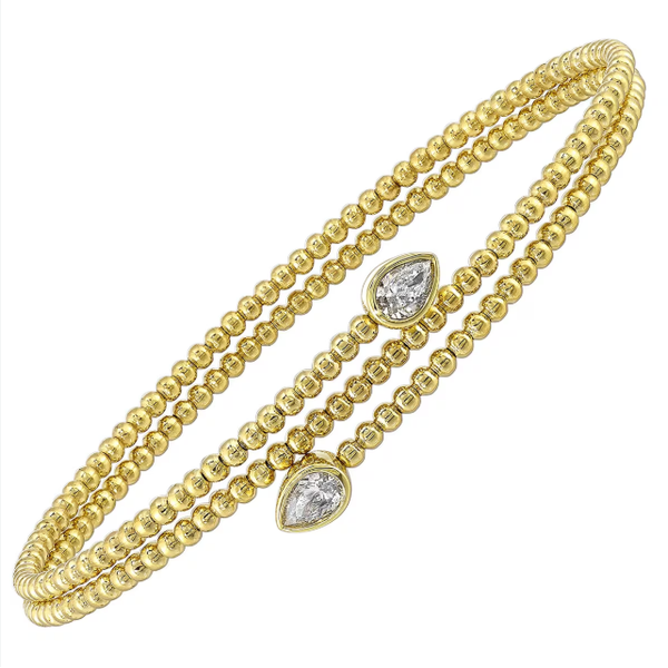 Lady's Yellow 14 Karat Wrap Bracele Segner's Jewelers Fredericksburg, TX