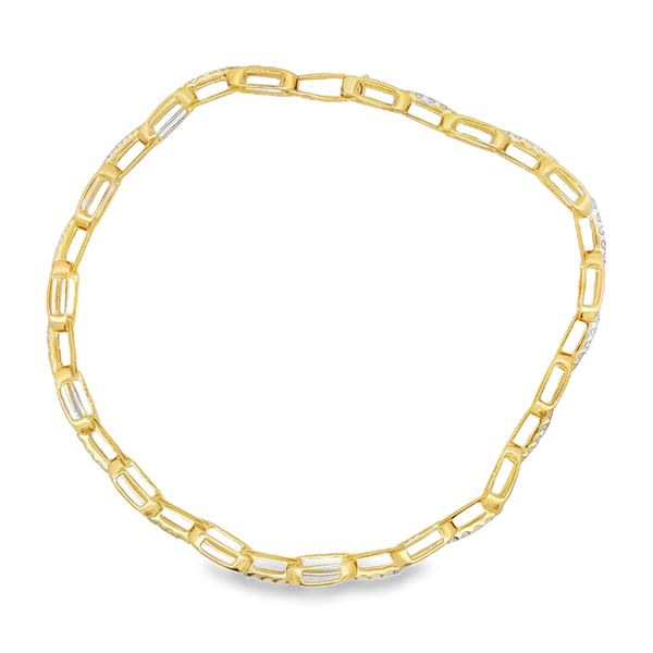 Lady's Yellow 14 Karat Link Bracelet Image 2 Segner's Jewelers Fredericksburg, TX