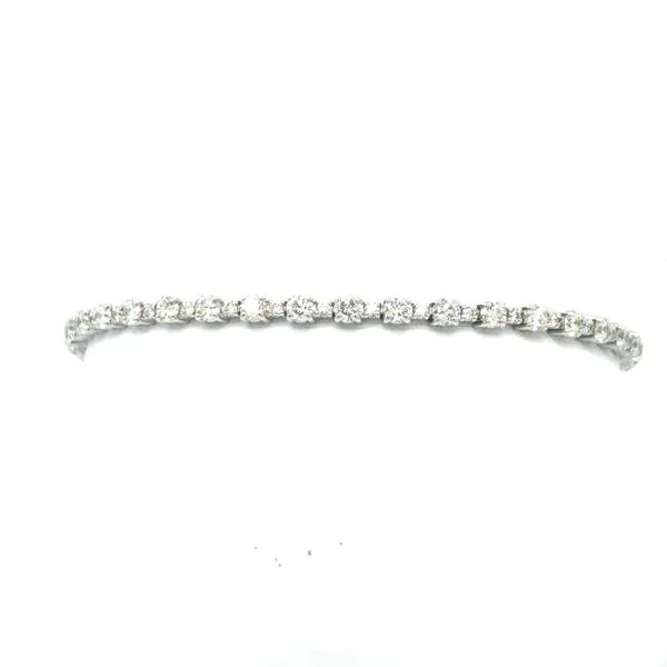14 Karat White Diamond Tennis Bracelet similar item image