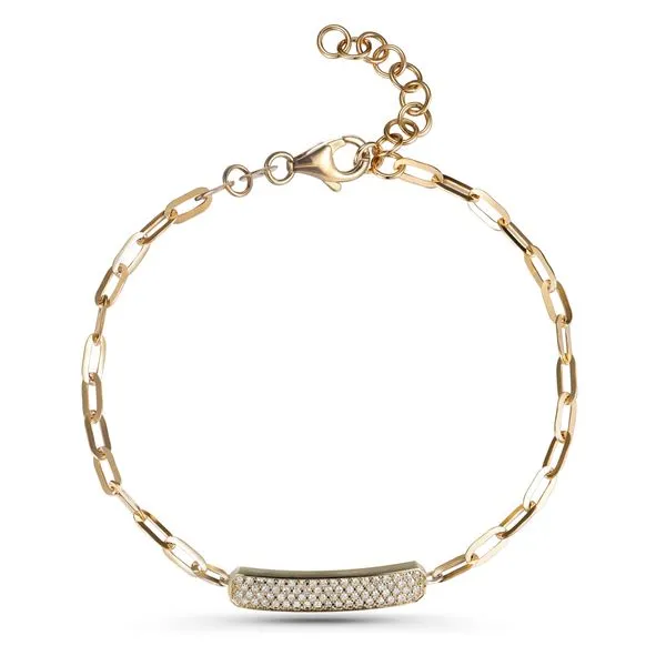 14Kt Yellow Diamond Bracelet