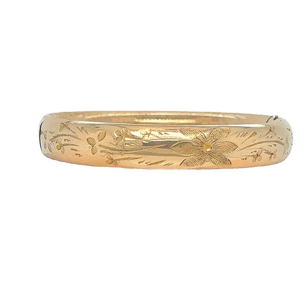Ladies 14K Yellow Gold Vintage Bangle Bracelet similar item image