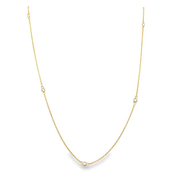 Baby's 14k Yellow Diamond By The Yard Necklace Segner's Jewelers Fredericksburg, TX