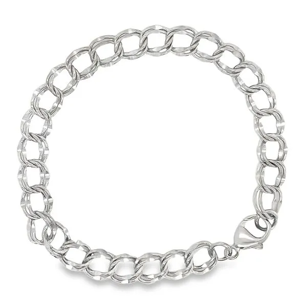 Platinum Silver Charm Bracelet Segner's Jewelers Fredericksburg, TX