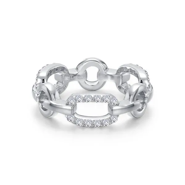 Sterling Silver Paperclip Chain Ring similar item image