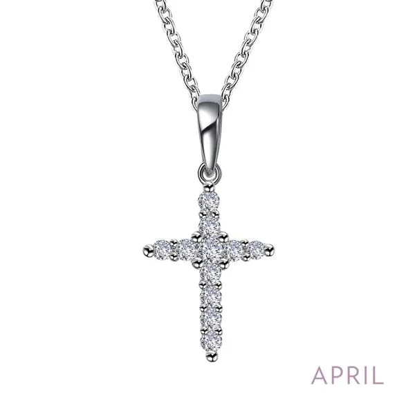 Sterling Silver April Birthstone Necklace Segner's Jewelers Fredericksburg, TX