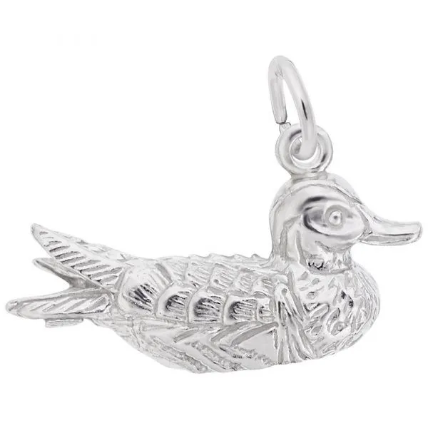 Sterling Silver Duck Pendant/Charm Segner's Jewelers Fredericksburg, TX