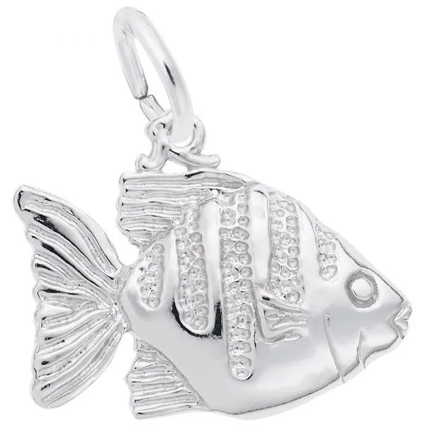Sterling Silver Angelfish Pendant/Charm Segner's Jewelers Fredericksburg, TX