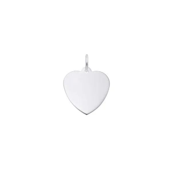 Sterling Silver Heart Charm Pendant Segner's Jewelers Fredericksburg, TX