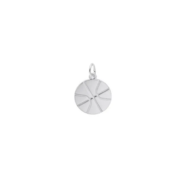 Sterling Silver Basketball Pendant Segner's Jewelers Fredericksburg, TX