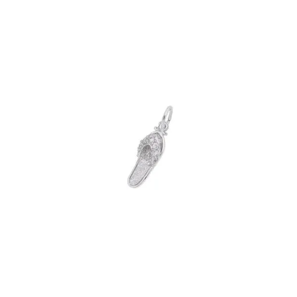 Sterling Silver Sandal Charm Pendant Segner's Jewelers Fredericksburg, TX