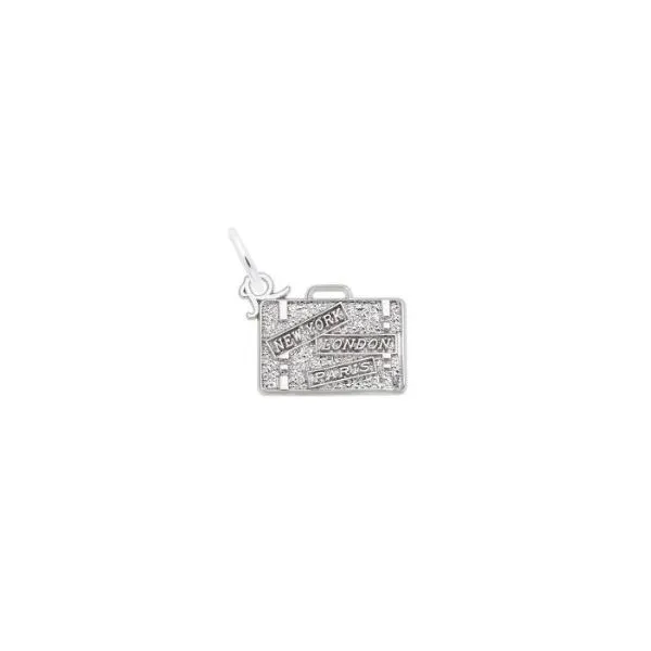 Sterling Silver Suitcase Pendant Segner's Jewelers Fredericksburg, TX