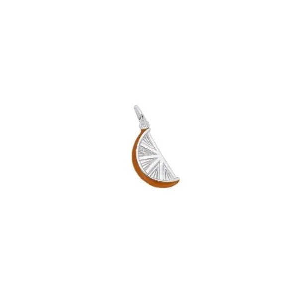 Sterling Silver Orange Slice Charm Pendant Segner's Jewelers Fredericksburg, TX