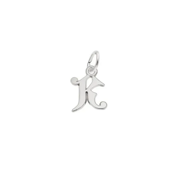 Sterling Silver Initial K Pendant Segner's Jewelers Fredericksburg, TX