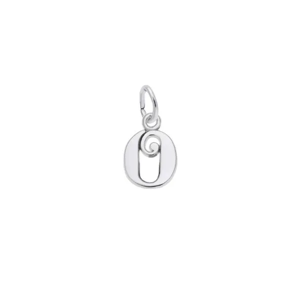 Sterling Silver Initial O Pendant Segner's Jewelers Fredericksburg, TX