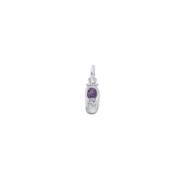 Sterling Silver Baby Shoe Charm Pendant Segner's Jewelers Fredericksburg, TX
