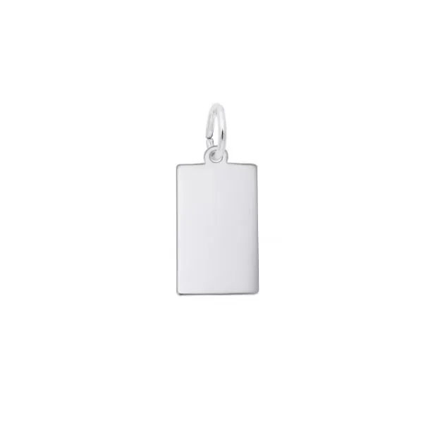 Sterling Silver Dog Tag Pendant Segner's Jewelers Fredericksburg, TX
